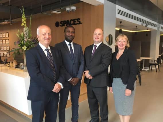 From left: Edge Testing's David Singleton, regional manager; Justin Brown, service delivery manager; Alex Griffin, business development manager; and Sharon Hamilton, managing director. Picture: Contributed