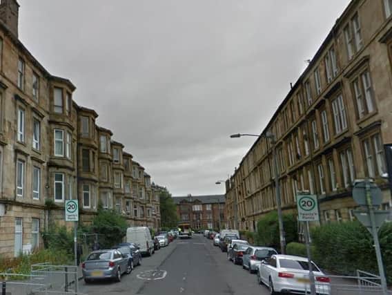 The incident occurred in Annette Street, Govanhill.