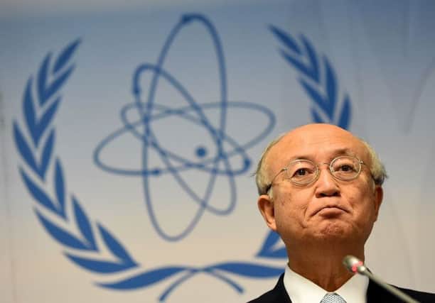 Yukiya Amano at the IAEA headquarters in Vienna in 2015. Picture: JOE KLAMAR/AFP/Getty Images