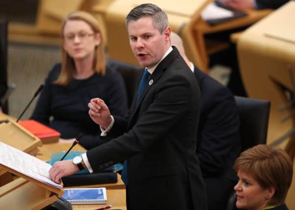 Derek Mackay's new tax powers are making businesses nervous. Picture: Jane Barlow/PA