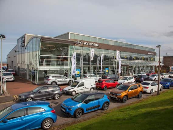 The property is let to Vertu Motors and includes parking for about 100 vehicles. Picture: contributed.