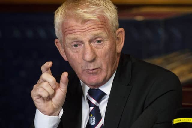 Gordon Strachan was unveiled as Dundee's technical director at Dens Park. Picture: Ross MacDonald/SNS