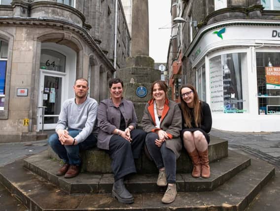 Picture: left to right, Chris Foote, Jane Livingstone, Jo Edgar and Lucy Watt.