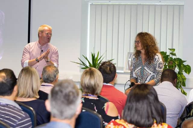 Founder Paul Smith runs Touchstone Education with his wife Aniko. Picture: Contributed
