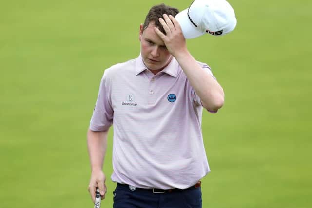 Bob MacIntyre exchanged angry words with his playing partner, Kyle Stanley. Picture: David Davies/PA Wire