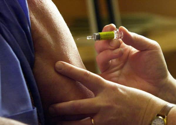 A flu jab. Picture: TSPL
