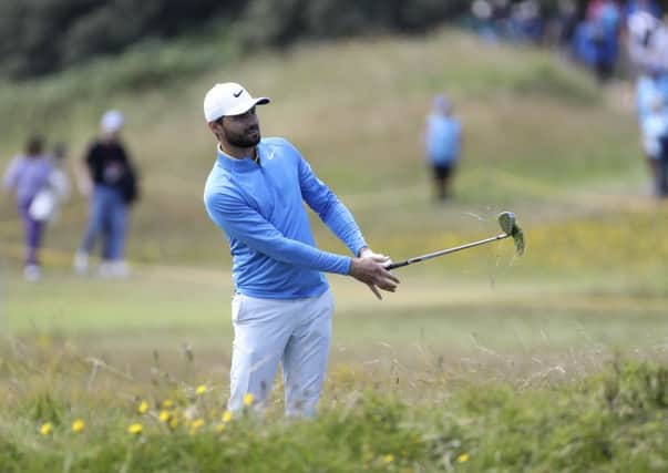 Kyle Stanley failed to shout fore but was unrepentant. Picture: Peter Morrison/AP