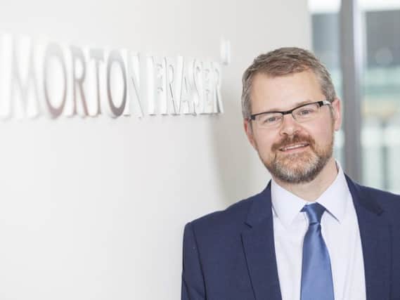 Chris Harte, chief executive of Morton Fraser, hailed the firms refocused core offering. Picture: contributed