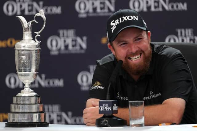 Shane Lowry with the claret jug after winning the 148th Open. Picture: PA