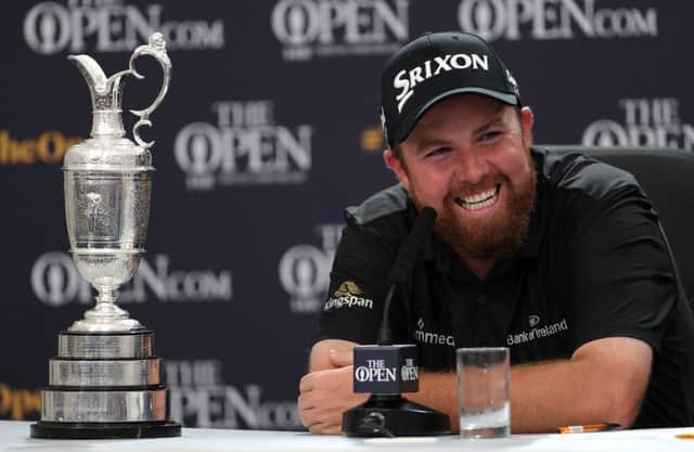 Shane Lowry with the claret jug after winning the 148th Open. Picture: PA