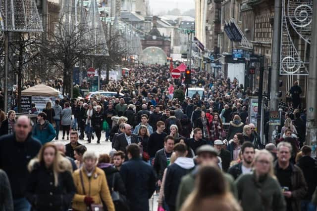 Business growth rate in Scotland lags behind the UK average. Picture: John Devlin