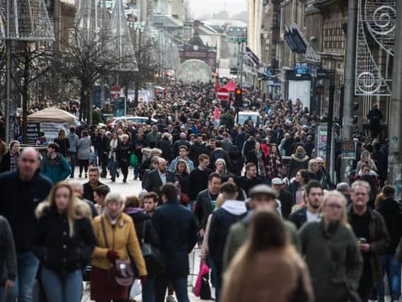Business growth rate in Scotland lags behind the UK average. Picture: John Devlin
