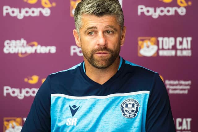 What better way to celebrate a new deal than with a 4-0 win? This is Robinson's third team at Fir Park and they look exciting.