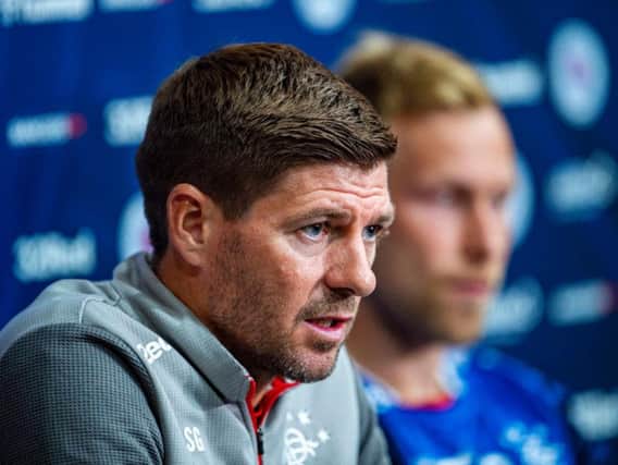 Steven Gerrard's side will face Midtjylland if they defeat Progres Niederkorn