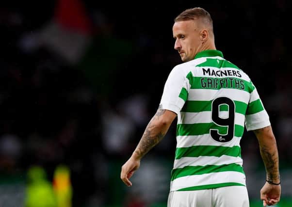 Leigh Griffiths received rapturous acclaim from the Celtic support when he made his return to competitive action as an 80th- minute substitute in last weeks Champions League qualifier against Sarajevo. Picture: SNS.