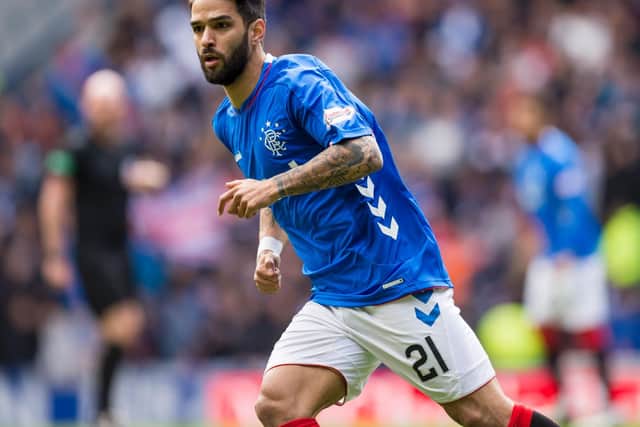 Daniel Candeias leaves Rangers. Picture: SNS