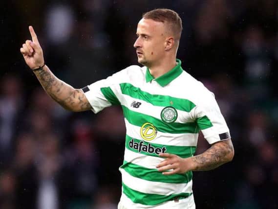Leigh Griffiths made his return to competitive action against Sarajevo