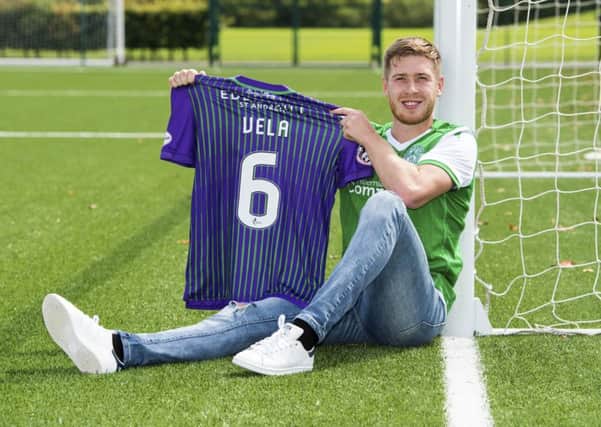 Josh Vela could feature for Hibs for the first time in the Betfred Cup clash against Arbroath. Picture: Paul Devlin/SNS