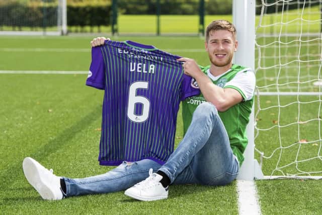 Josh Vela could feature for Hibs for the first time in the Betfred Cup clash against Arbroath. Picture: Paul Devlin/SNS