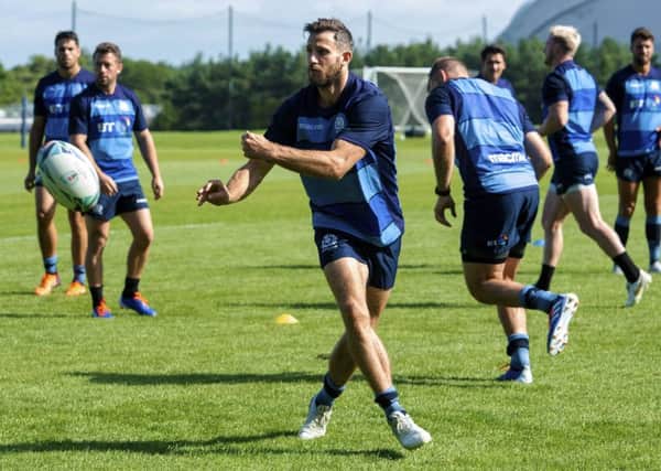 Tommy Seymour is determined to play a prominent role in the World Cup warm-up matches against France and Georgia in order to push his claim for a place in the final squad of 31 players. Picture: SNS/SRU.