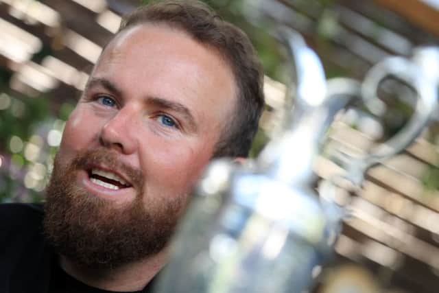 Shane Lowry with the Claret Jug
