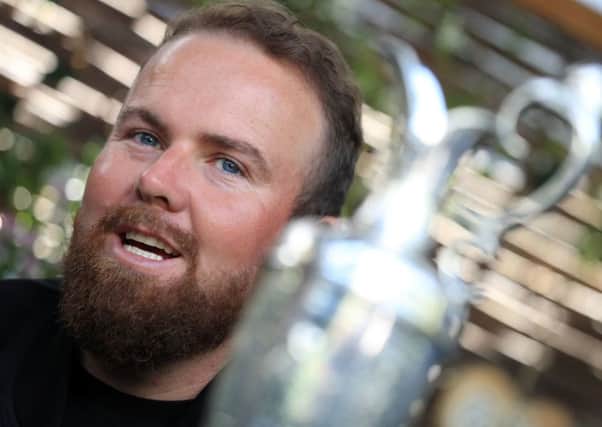 Shane Lowry with the Claret Jug