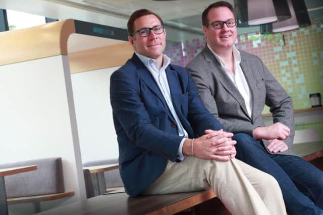 Shane Corstorphine (left) and Andy Russell of Houseology Design Group. Picture: Stewart Attwood