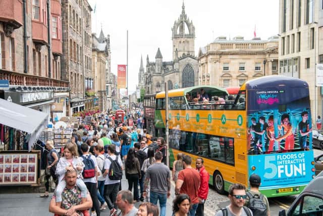 Royal Mile, Edinburgh. Picture: TSPL