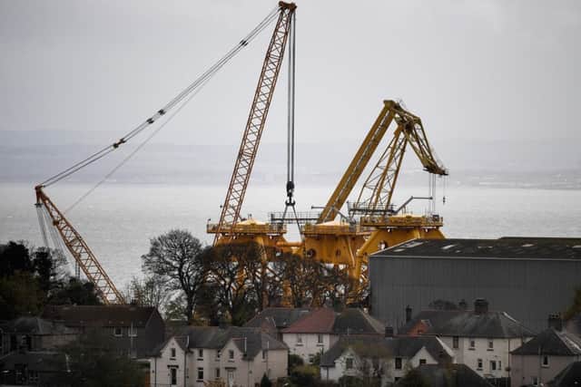 The Burntisland yard of engineering company BiFab. Picture: Jeff J Mitchell/Getty Images