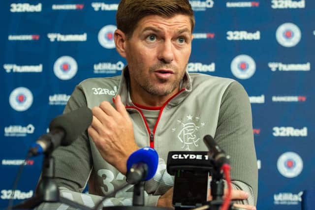 Rangers boss Steven Gerrard.