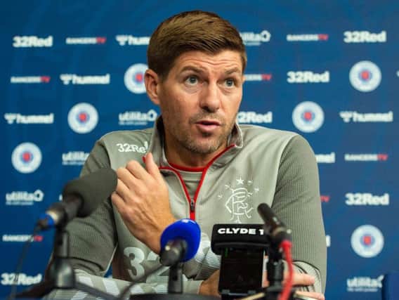 Rangers boss Steven Gerrard.