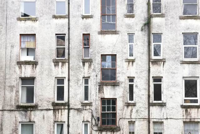 A derelict council house in poor housing crisis ghetto estate slum in Port Glasgow - the most deprived areas of Scotland have the lowest life expectancy. (Picture: Shutterstock)