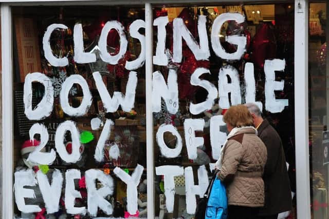 Business insolvencies fell in the three months to June, in contrast with rising levels of personal bankruptcy. Picture: Rui Vieira