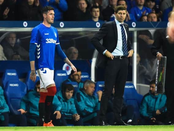 Steven Gerrard has had his say on Kyle Lafferty's exit from Rangers. Picture: SNS