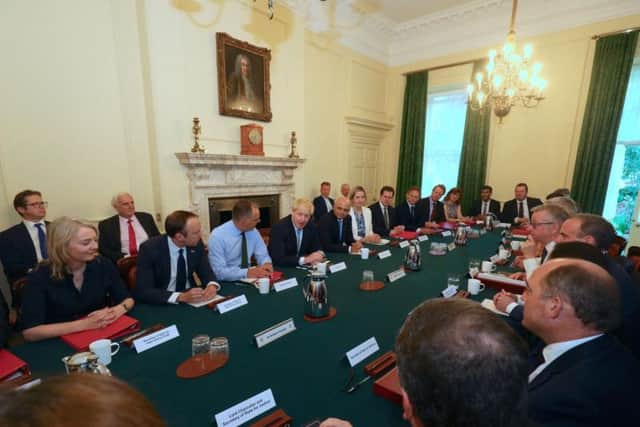 Boris Johnson has held his first Cabinet meeting. Picture: PA