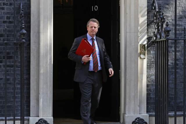 Alister Jack emerges from No 10 after his appointment as Scottish secretary. Picture: PA