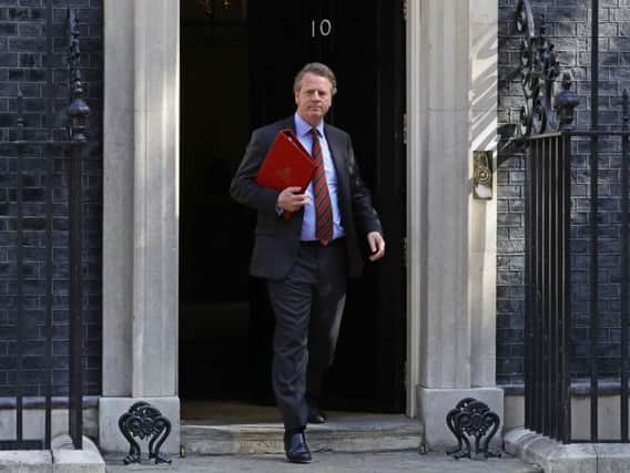 Alister Jack emerges from No 10 after his appointment as Scottish secretary. Picture: PA