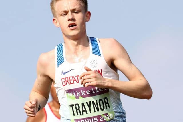 Luke Traynor competing at the IAAF World Cross County Championships in Aarhus