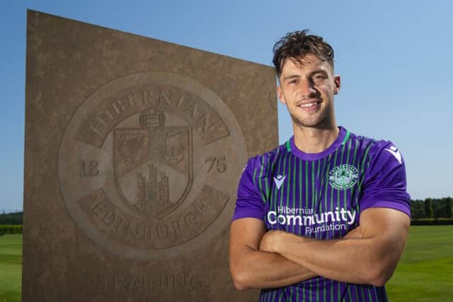 Joe Newell has been welcomed into the Hibs fold since arriving in Scottish football last month. Picture: SNS