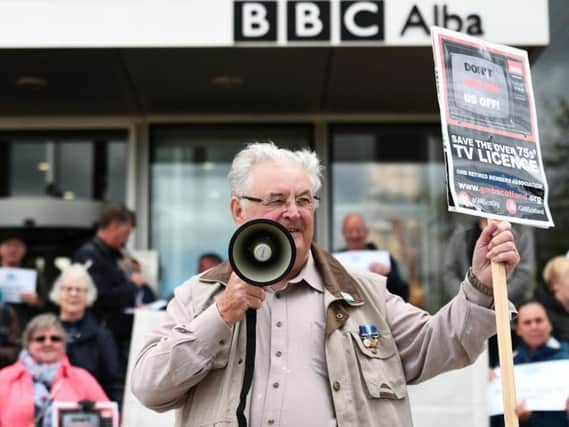 Age UK said that many pensioners, including those who find it difficult to dress, bathe and get out of bed, will struggle with the procedure of paying or even confirming that they are entitled to a free TV licence. Picture: JP