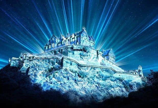 Scotlands most iconic visitor attraction will be turned into a Castle of Light every night for Edinburghs winter festival season. Picture: Contributed
