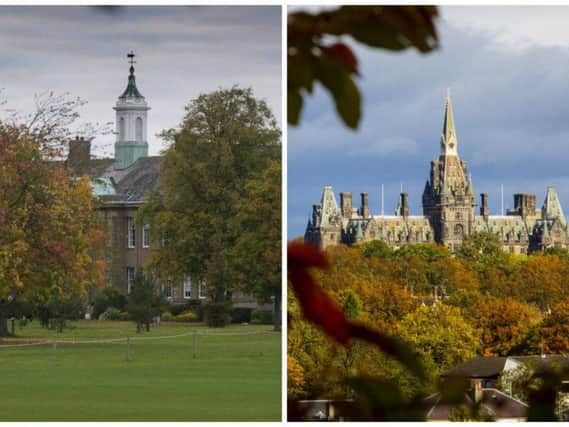 Two Edinburgh schools, Merchiston Castle School (left) and Fettes College (right) are being investigated. Pictures: PA