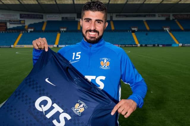 Celebrating their 150th anniversary with the same colour of their first kit and the cheques are a nod to the 1997 Cup winning side. It looks like a training top purchased from a catalogue but it is different from the Killie norm and doesn't assault the eyes.