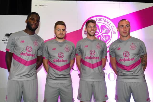 Celtic's new third kit has not gone down well with fans. Picture: SNS