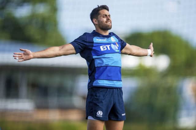Sean Maitland is taking training one week at a time with the carrot of a place in the Scotland team dangling in front of him.