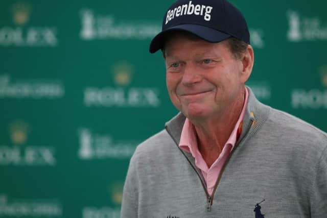 Tom Watson announced his retirement from the Senior Open after his third round at Royal Lythan and will say his farewells to the British golfing public in Sunday's last circuit. Picture: PA