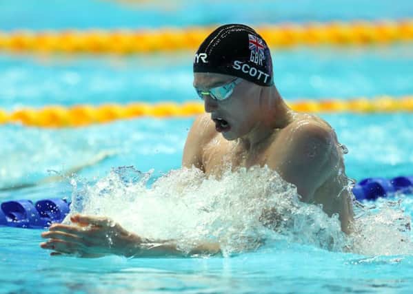 Duncan Scott  has a bronze medal so far from the 200m individual medley
