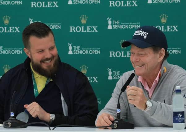 Tom Watson announces his retirement at Royal Lytham & St Annes. Photo by Phil Inglis/Getty Images
