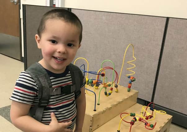 2-year-old Aiden Salcido, who authorities are searching for after his parents were involved in an apparent murder-suicide in Montana. (FBI via AP)