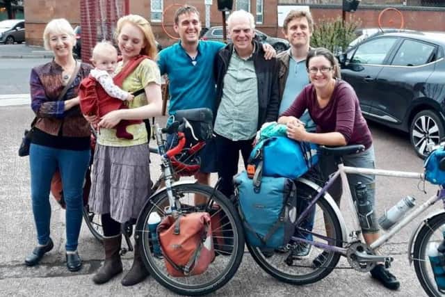 Helen had cycled the length of the UK by herself the year before and Mike had done extensive bike trips in Canada and North America. Picture: SWNS
